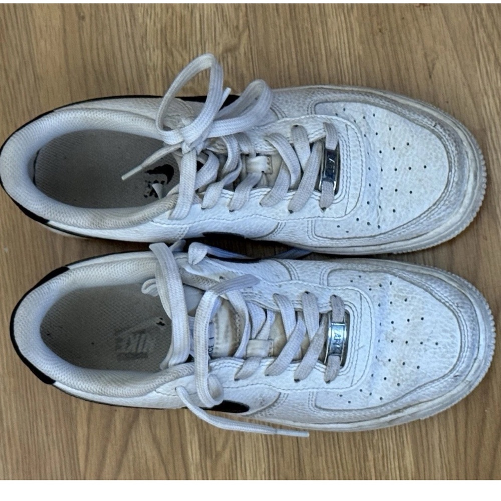 Youth Nike Air Force White Sneakers